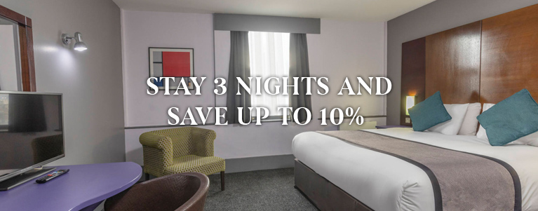 Stay 3 Nights and Save up to 10%